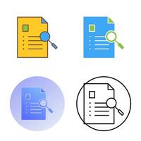 Unique Case Study Vector Icon