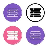 Unique Bricks Vector Icon