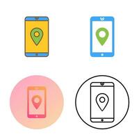 Unique GPS Service Vector Icon