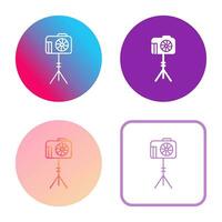 Unique Camera Stand Vector Icon