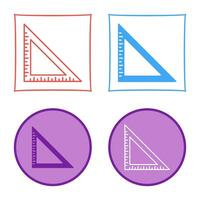 Set Square Vector Icon