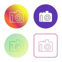 Unique DSLR Camera Vector Icon