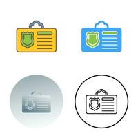 Id Card Vector Icon