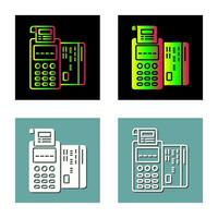 Pos Terminal Vector Icon