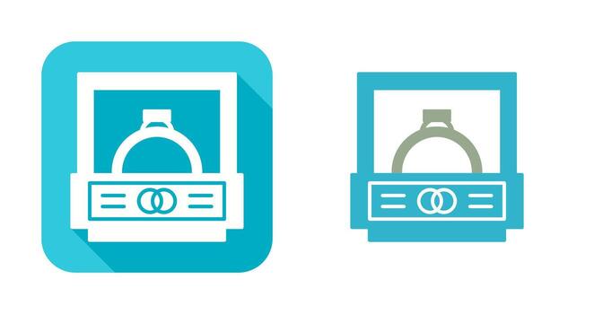 Wedding Ring Vector Icon