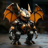 3d Robot bat photo