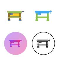 Work Bench Vector Icon