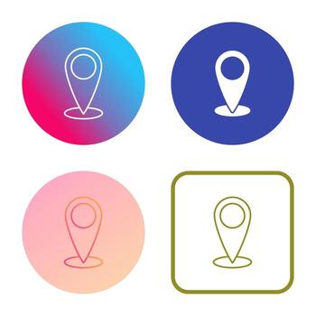 icono de vector de ubicación