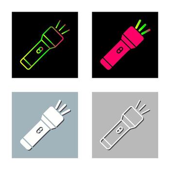 Flashlight Vector Icon