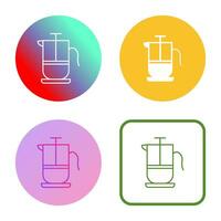 French Press Vector Icon