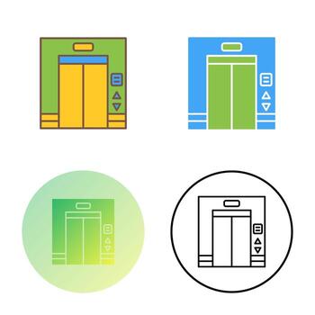 icono de vector de ascensor