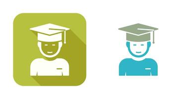 Graduate Student Vector Icon