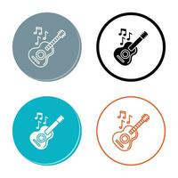 icono de vector de guitarra