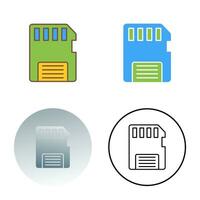 Memory Card Vector Icon