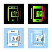 E Book Vector Icon