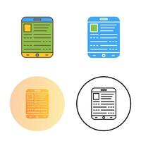 Ebook Vector Icon