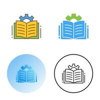 Open Book Vector Icon