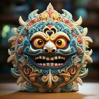 3d cartoon sun god photo