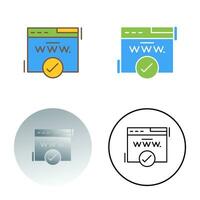 Domain Vector Icon