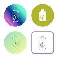 Pesticide Bottle Vector Icon