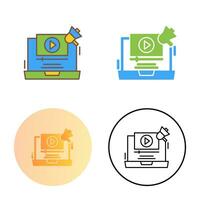 Video Marketing Vector Icon