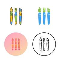 Brushes Vector Icon