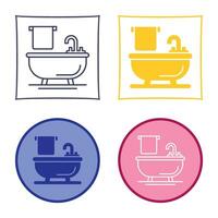 Bathtub Vector Icon