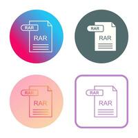 RAR Vector Icon