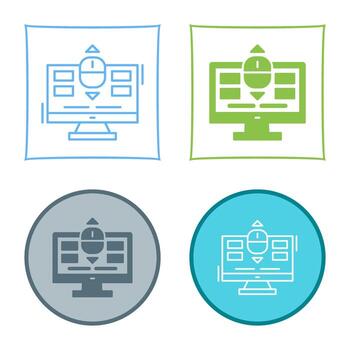 icono de vector de desplazamiento
