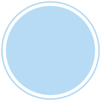 fond rond bleu pour le texte. créer des messages, des histoires, des titres. clipart png transparent