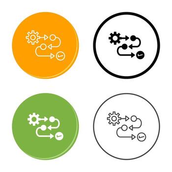 Process Vector Icon