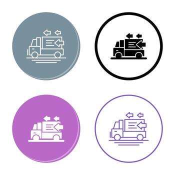 icono de vector de devolución de pedido