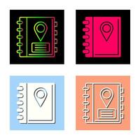 Address Book Vector Icon