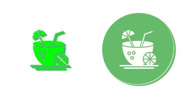 Coconut Drink Vector Icon