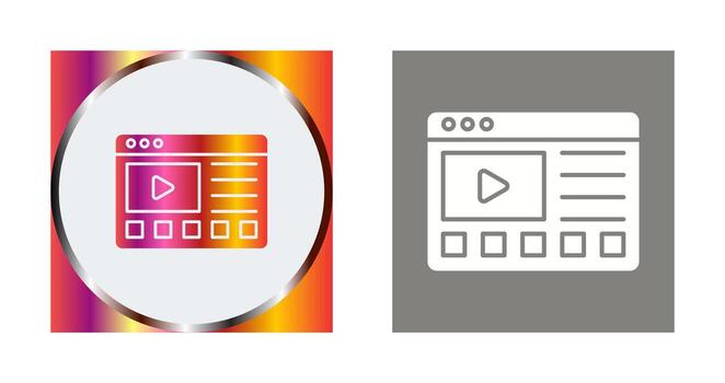 icono de vector de tutoriales en línea