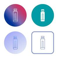 USB Drive Vector Icon