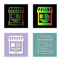 Mobile Shop Vector Icon