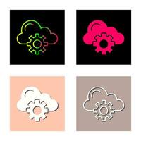 Cloud Computing Vector Icon