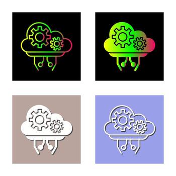 Cloud Computing Vector Icon