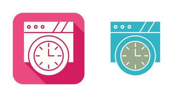 Wall Clock Vector Icon