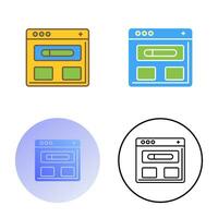 Browser Vector Icon