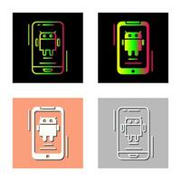 icono de vector de Android