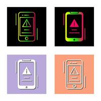 icono de vector de error