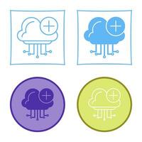 Cloud Computing Vector Icon