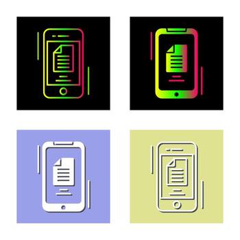 nota, vector, icono vector