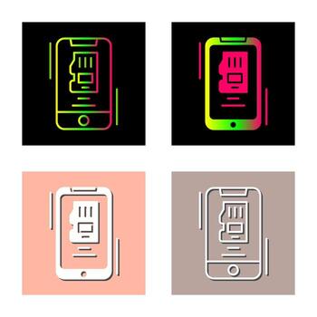 icono de vector de memoria