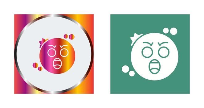 icono de vector de choque