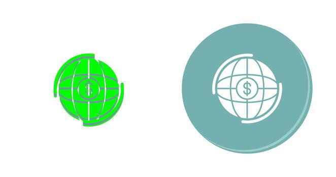 icono de vector de globo