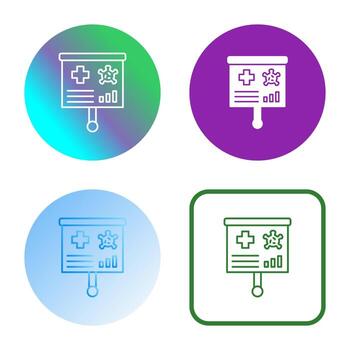 icono de vector de presentación