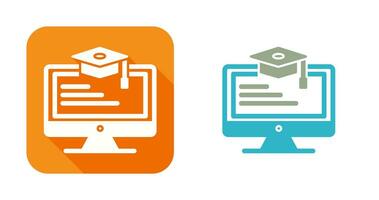 Online Learning Vector Icon